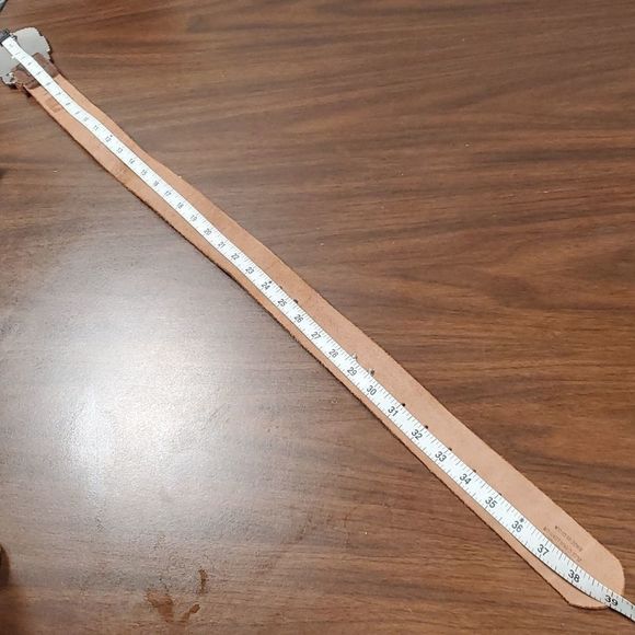 Ariat Blue Sunday Vintage Brown Croc Print Belt‎ Blue Swarovski Crystals Small - Picture 9 of 9